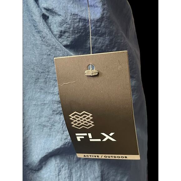 FLX Lightweight Bomber Jacket City Denim Blue Size XL New with Tag - Picture 7 of 9
